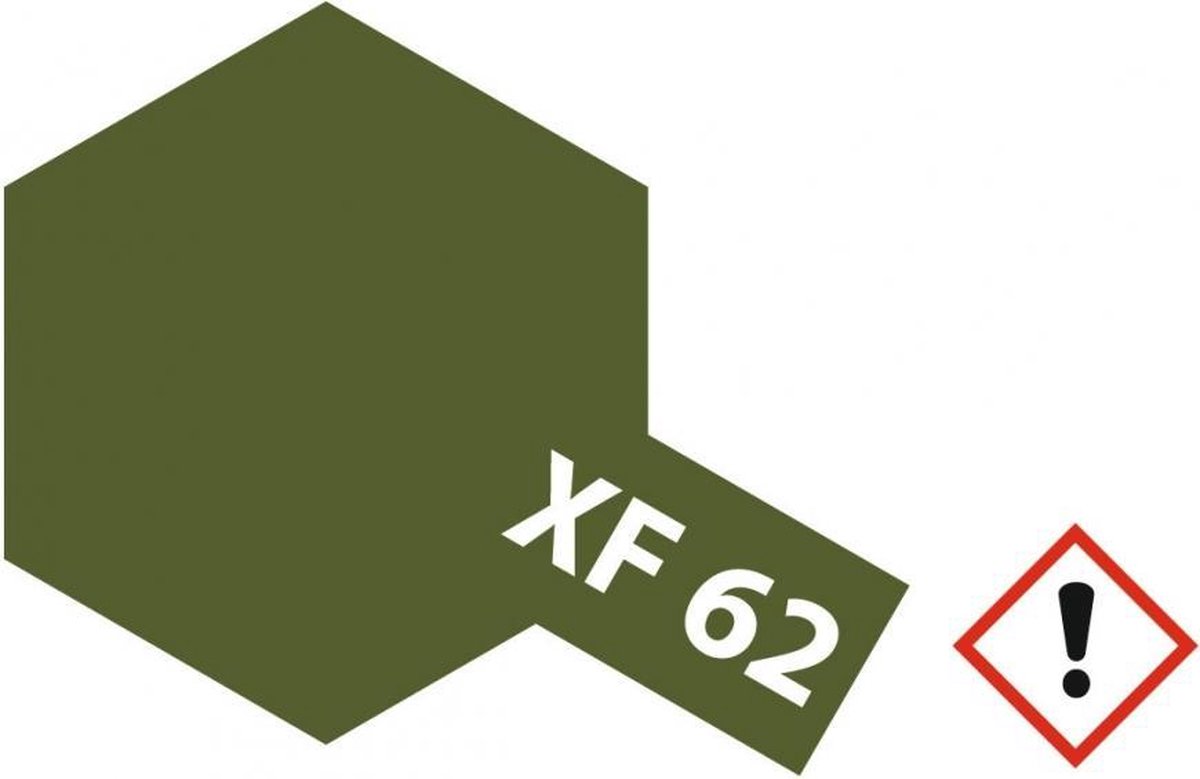 Tamiya XF-62 Brown Olive Drab - Matt - Acryl - 23ml Verf potje