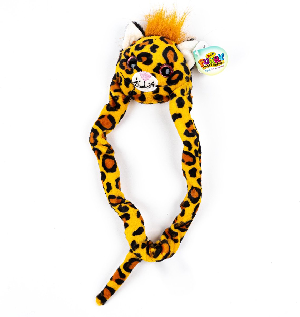 Tangle Furry Fidget Friends - Wisdom The Leopard