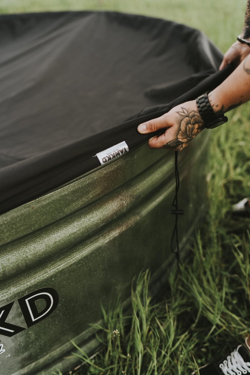   stock tank pool cover PU 213 cm rond