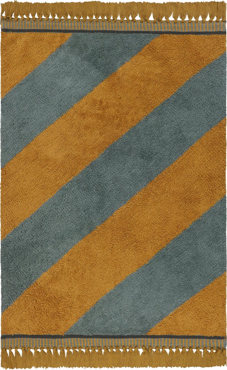 Tapis Petit Vloerkleed Tim Petrol - 130 x 90 cm