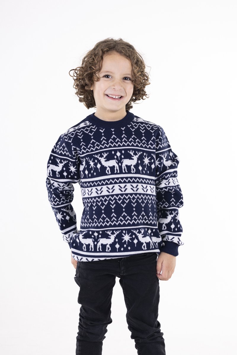 Foute Kersttrui Kinderen - Christmas Sweater Kids - Kerst Trui Kinderen Maat 5-6 jaar