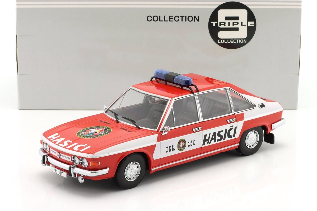 Tatra 613 Czechoslovakia Fire Brigade - 1:18 - Triple 9 Collection