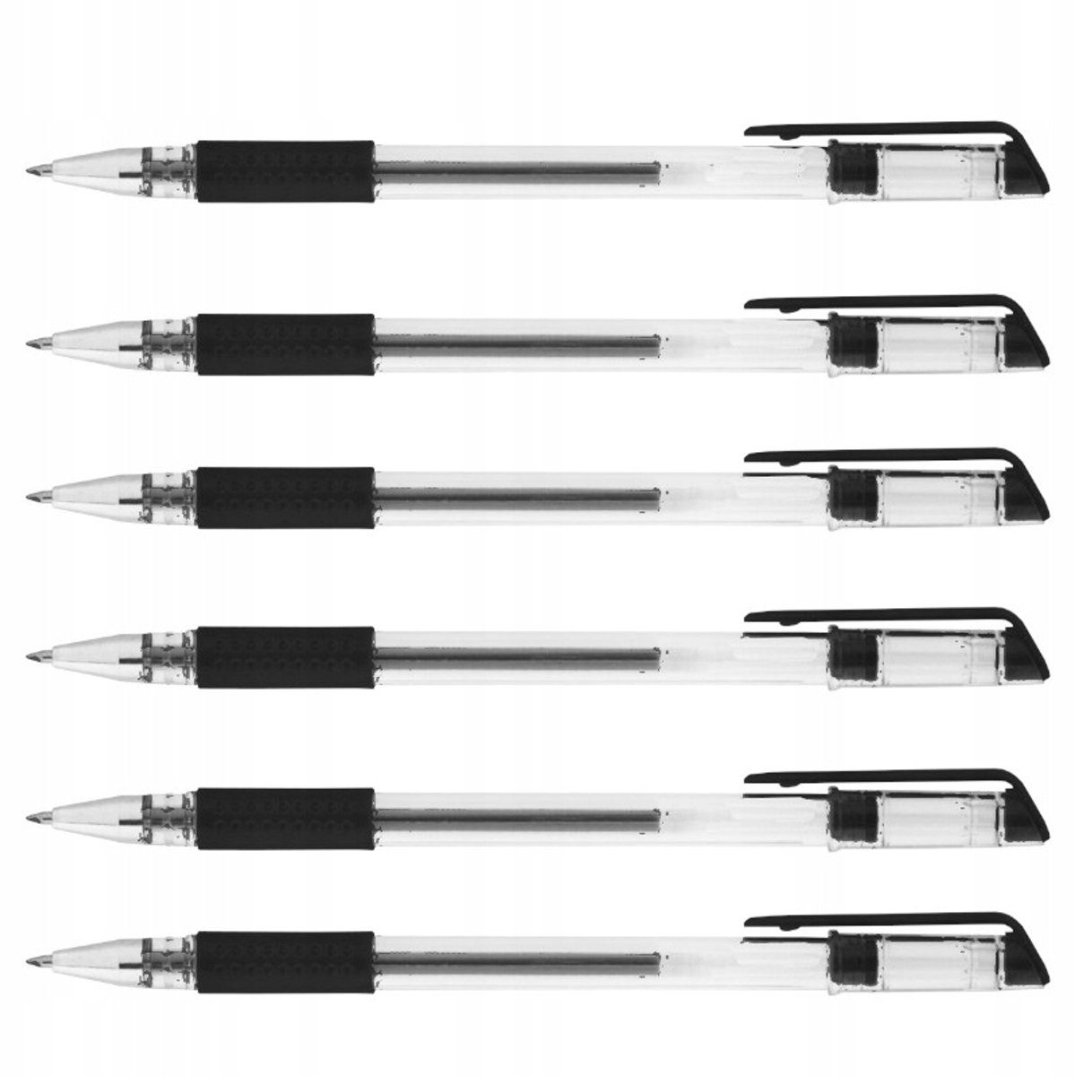 Gelpen Zwart 0.5mm - 6 Stuks