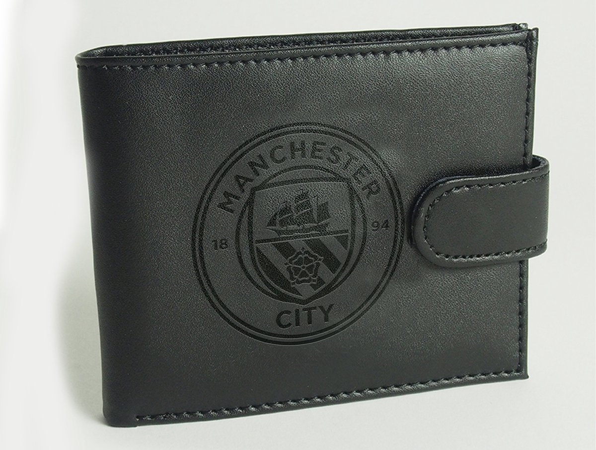 Manchester City FC - leren portemonnee - clublogo