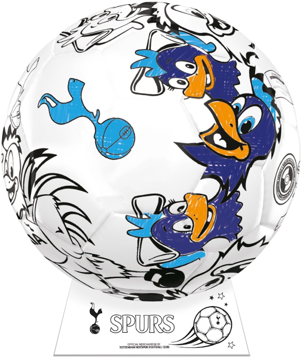 Team Merchandise voetbal kleur in - Tottenham Hotspur - creatief speelgoed.