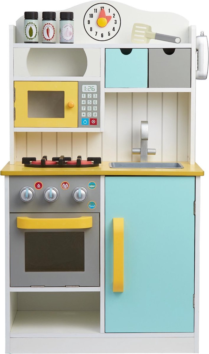 Houten speelgoedkeuken voor jongens en meisjes - Florence   TD-11708AR