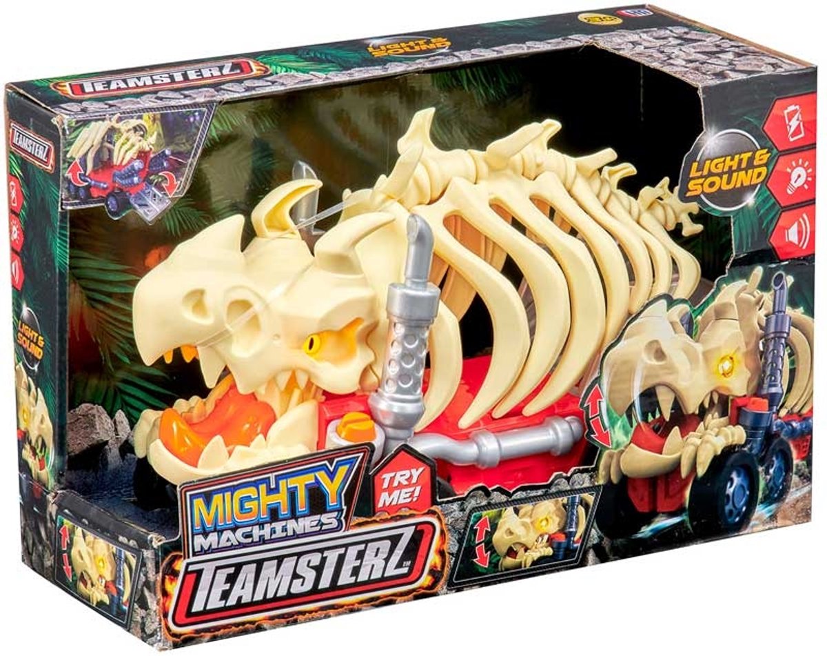 Teamsterz dinosaurus Rib Cage Ripper Triceratop transporter speelgoed.
