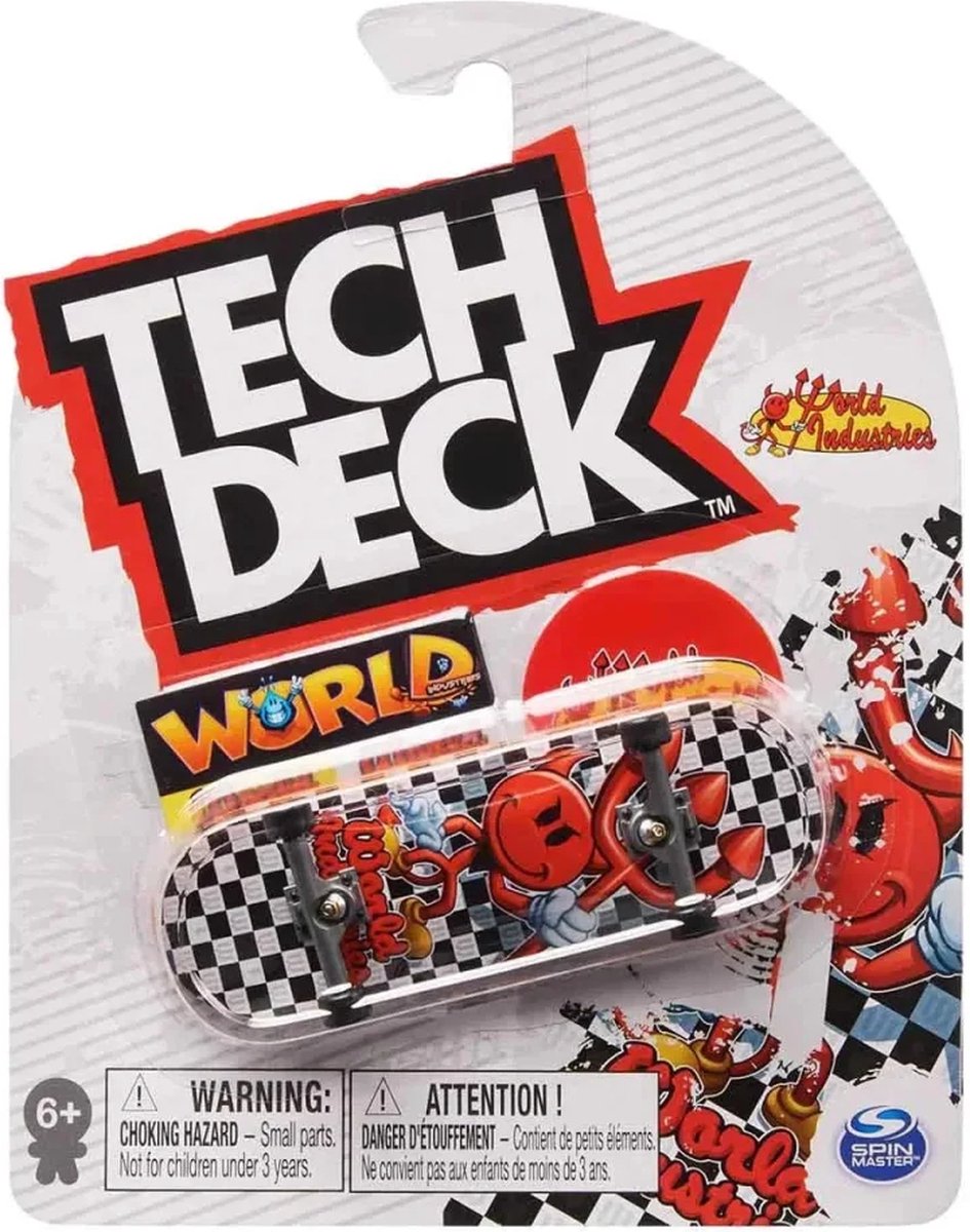 Tech Deck Single Pack 96mm Fingerboard - World Industries: Devil Boy