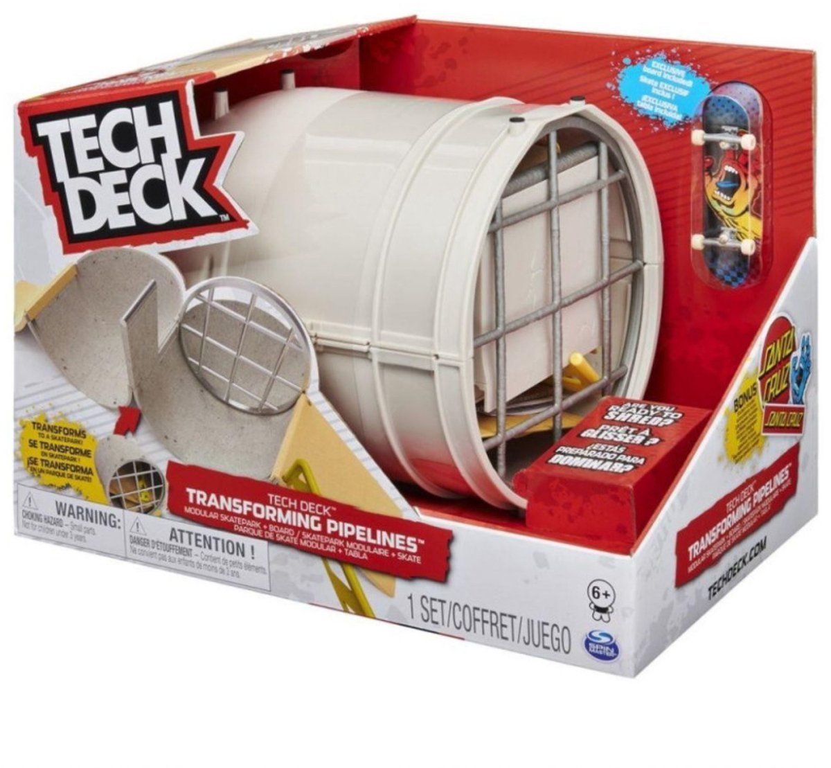 Tech Deck Transforming Pipelines Skate Park