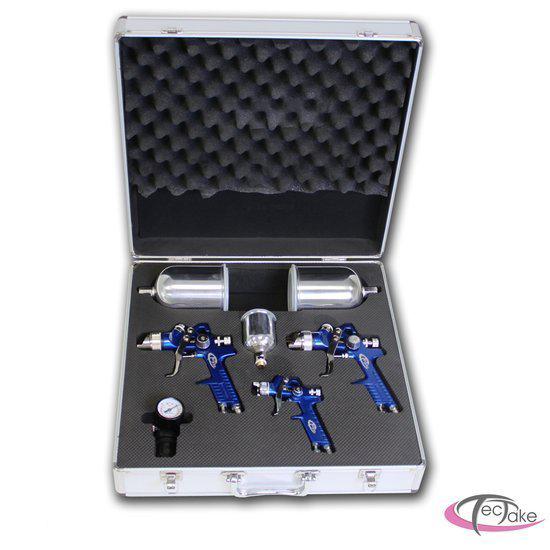 HVLP Aflakpistool spuitpistool 1,7 1,3 0,8 mm set 400495