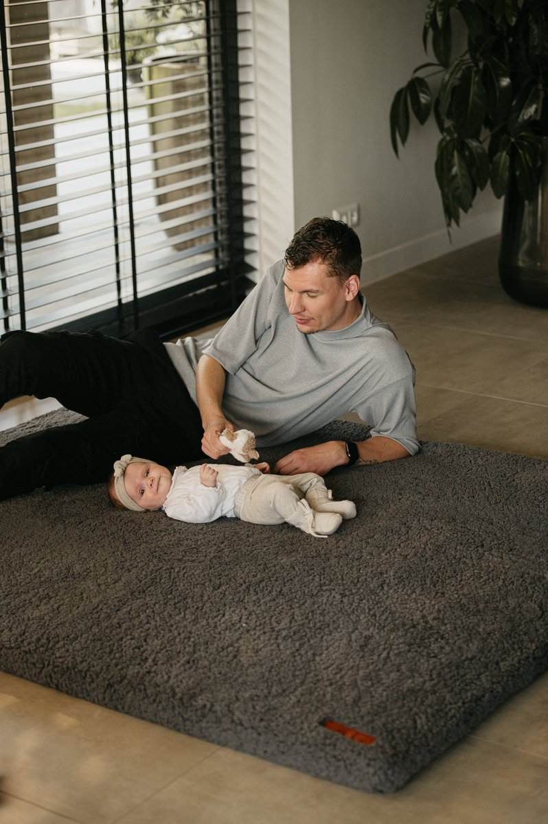 Teddy Days speelkleed - Extra dik 135x160x6 cm incl. 2 uitwasbare hoezen - Speelmat - Speelmat baby - Speelkleed baby