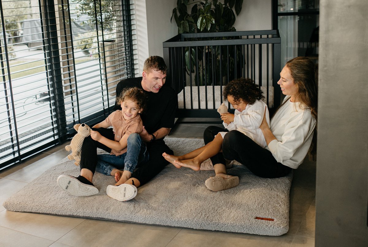 Teddy Days speelkleed - Extra dik 150x180x6 cm incl. 2 uitwasbare hoezen - Speelmat - Speelmat baby