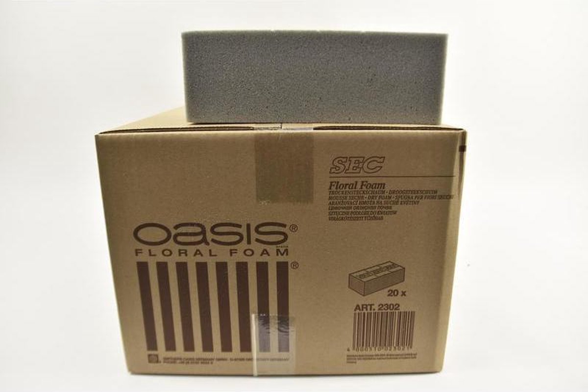 Teeninga Palmen Steekschuim - 20 blokken voor droog- en zijdebloemen