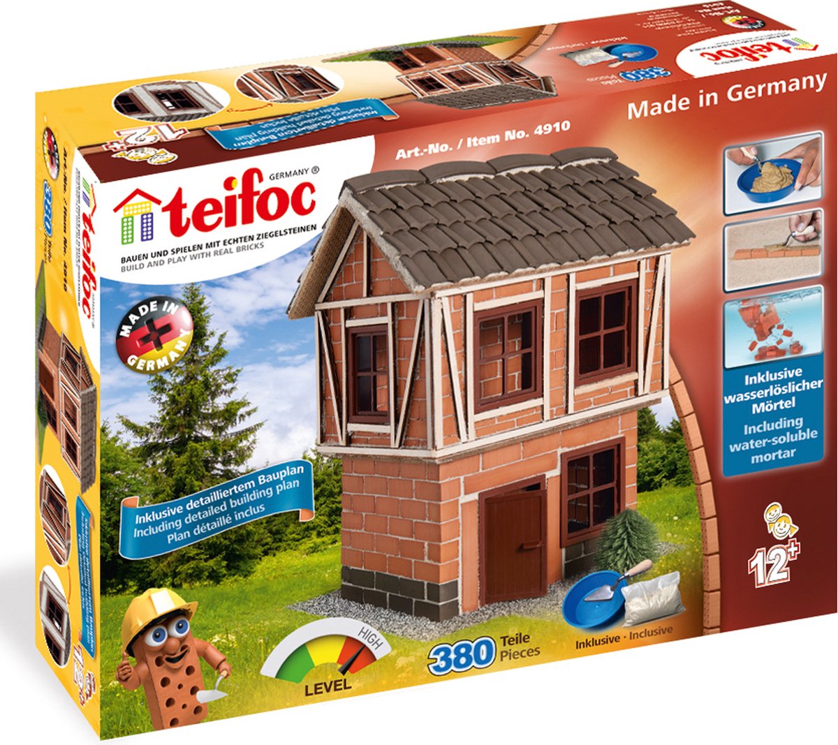 Teifoc Bouwdoos - Groot Historisch Huis - Jongens en meisjes - Modelbouw