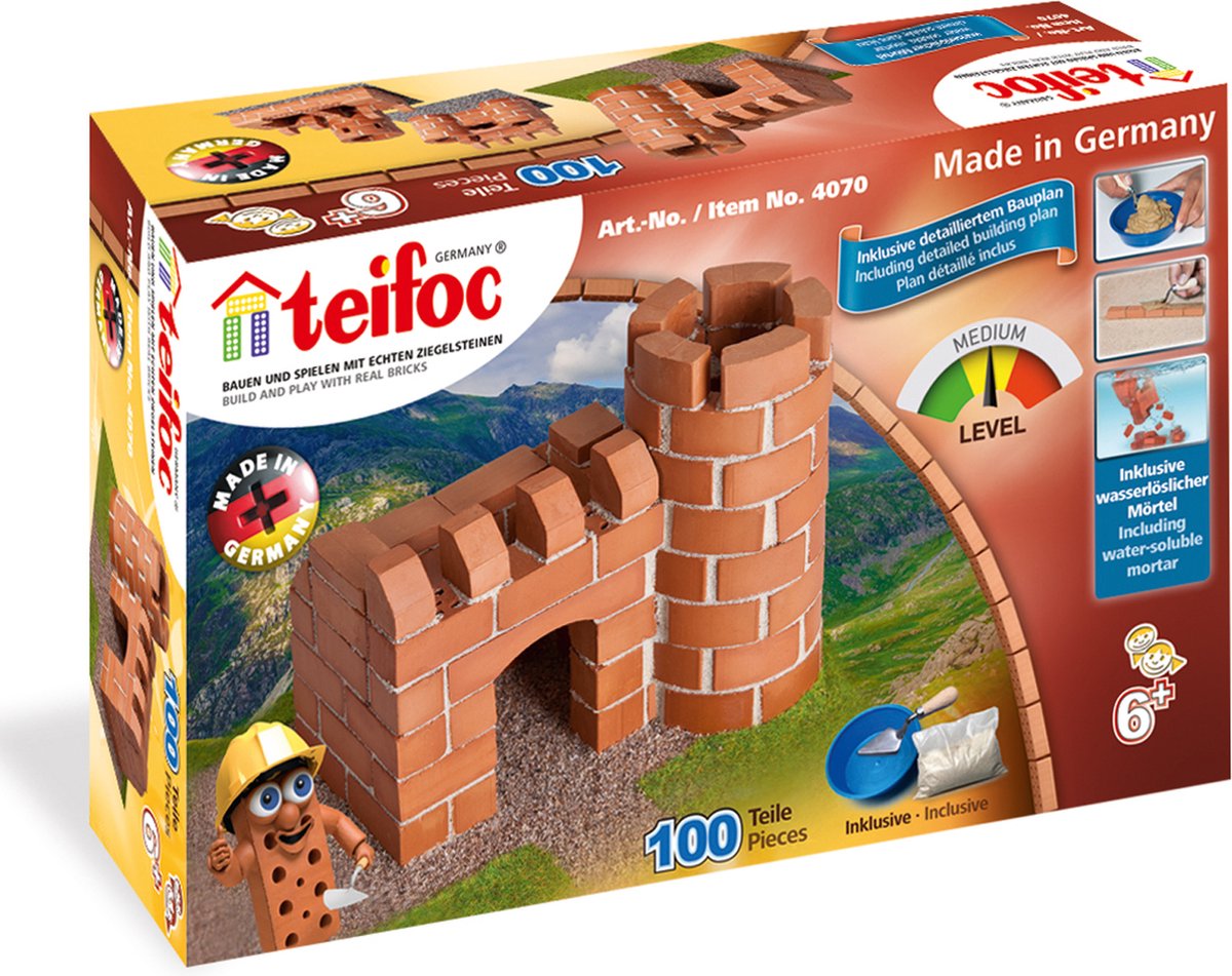 Teifoc Bouwdoos - Kasteel - Jongens en meisjes - Modelbouw