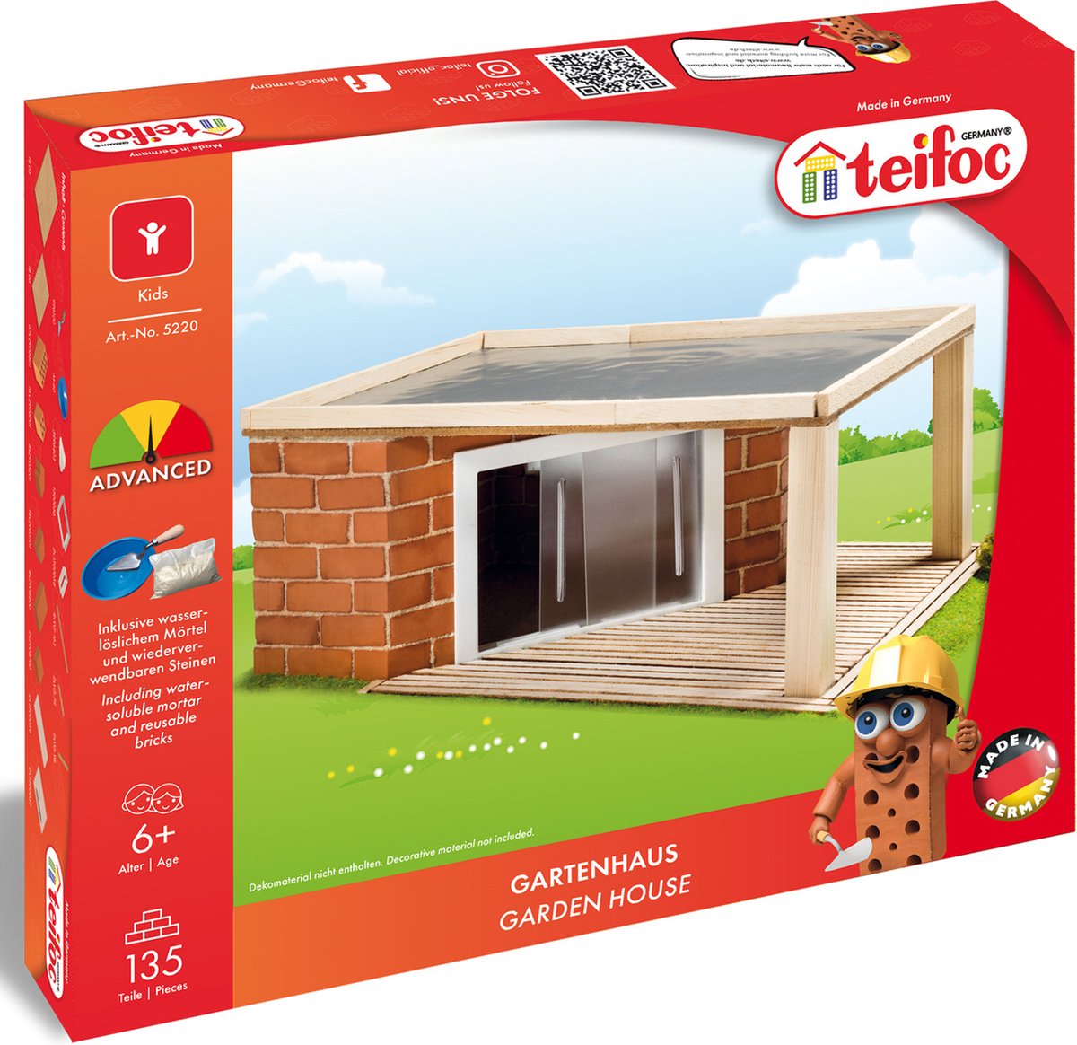 Teifoc Metsel je Eigen Huis - Vakantiehuis - Cement is Wateroplosbaar