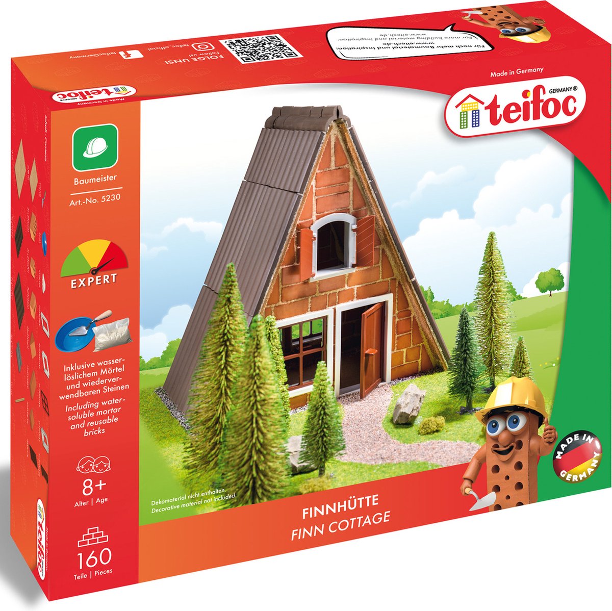 Teifoc Metsel je Eigen Tuinhuis - Hobbypakket - Cement is Wateroplosbaar