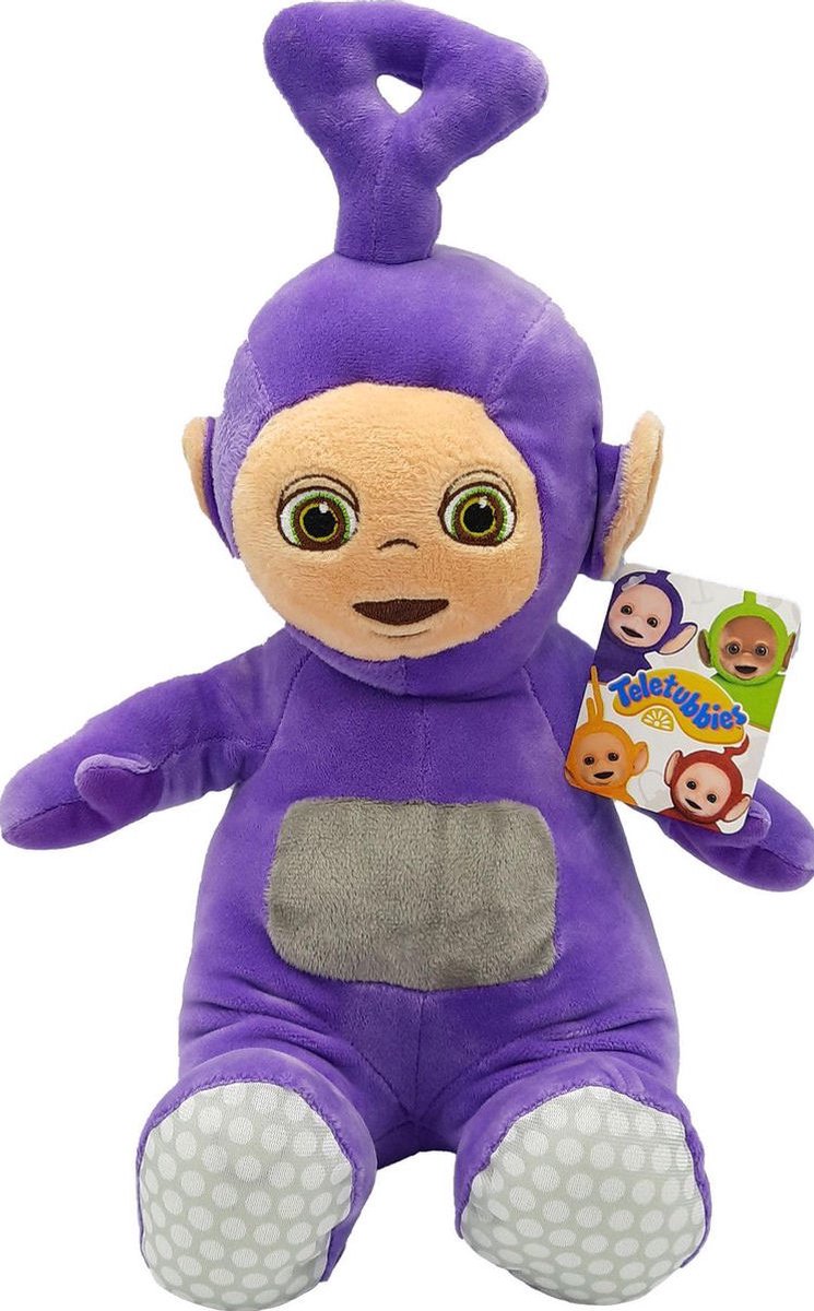 Pluche teletubbie - paars - tinky winky - knuffel - speelgoed - 33 cm.