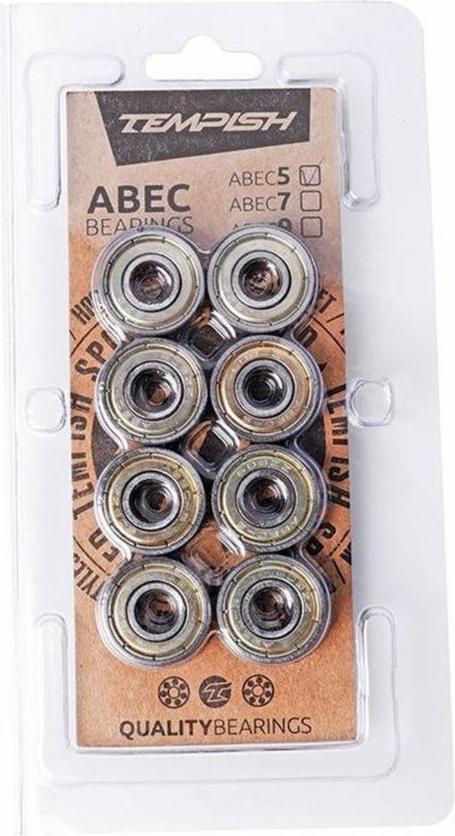 Tempish Abec 5 Carbon Lagers 8 Stuks