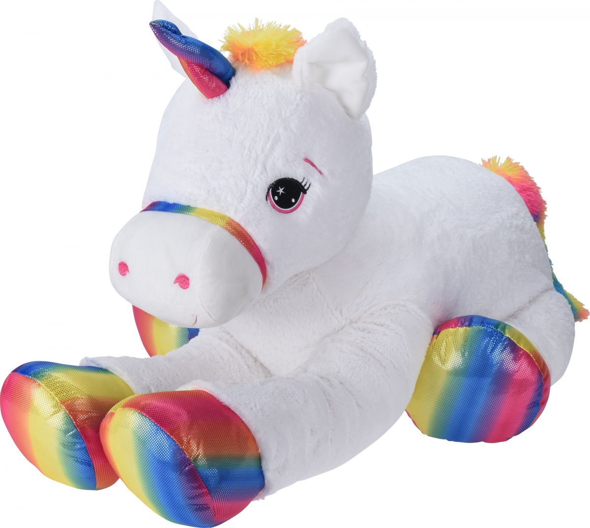 Tender Toys Knuffel Eenhoorn 87 Cm Wit