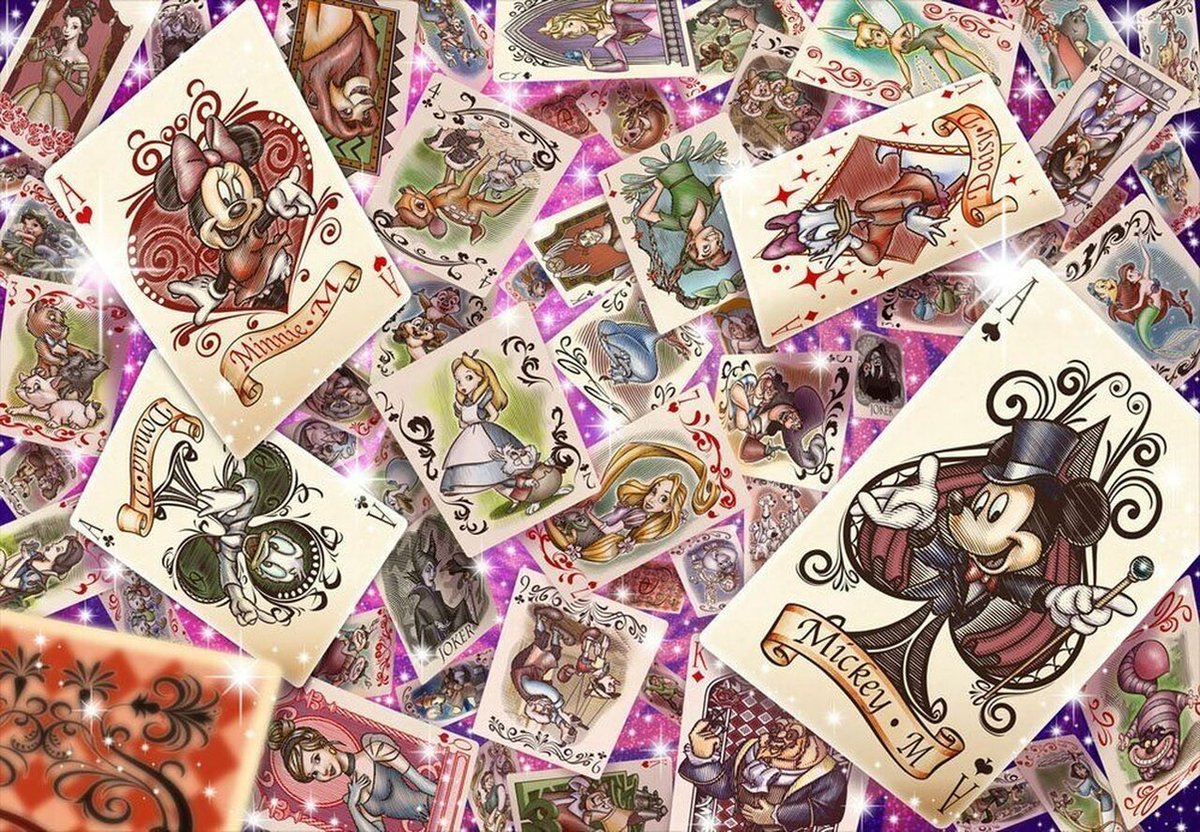 Disney legpuzzel All-star playing cards (1000 XXS stukjes)