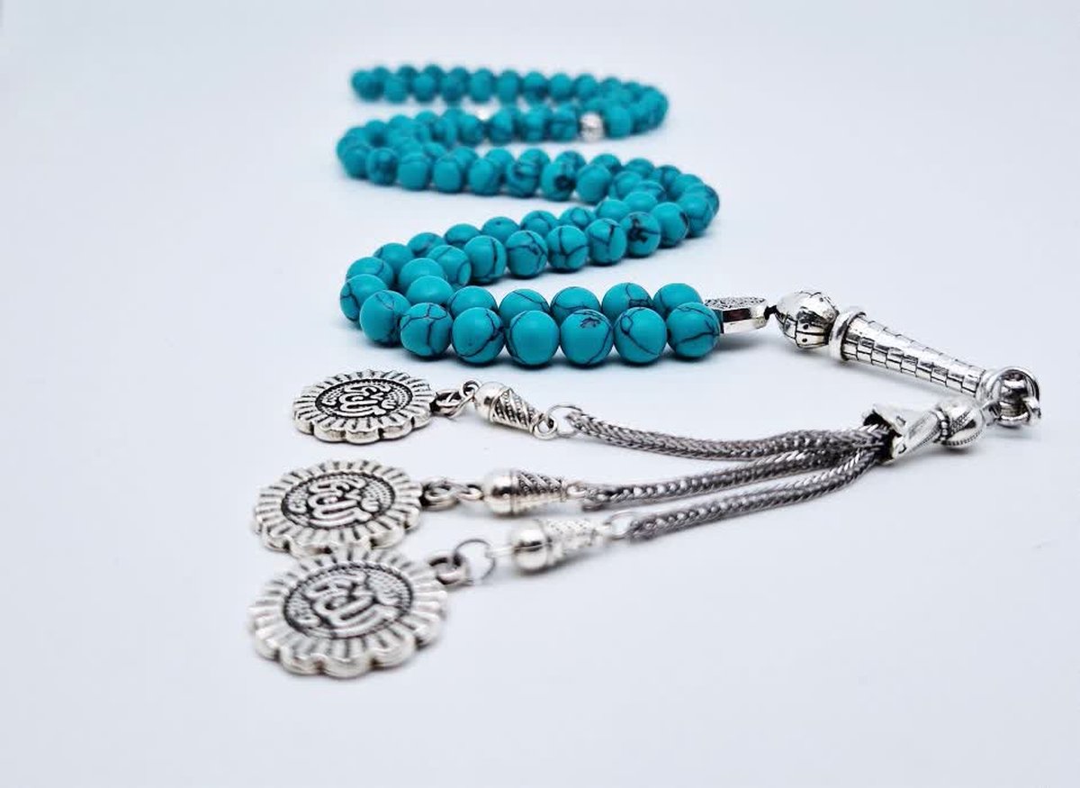 Handgemaakte tesbih natuursteen 