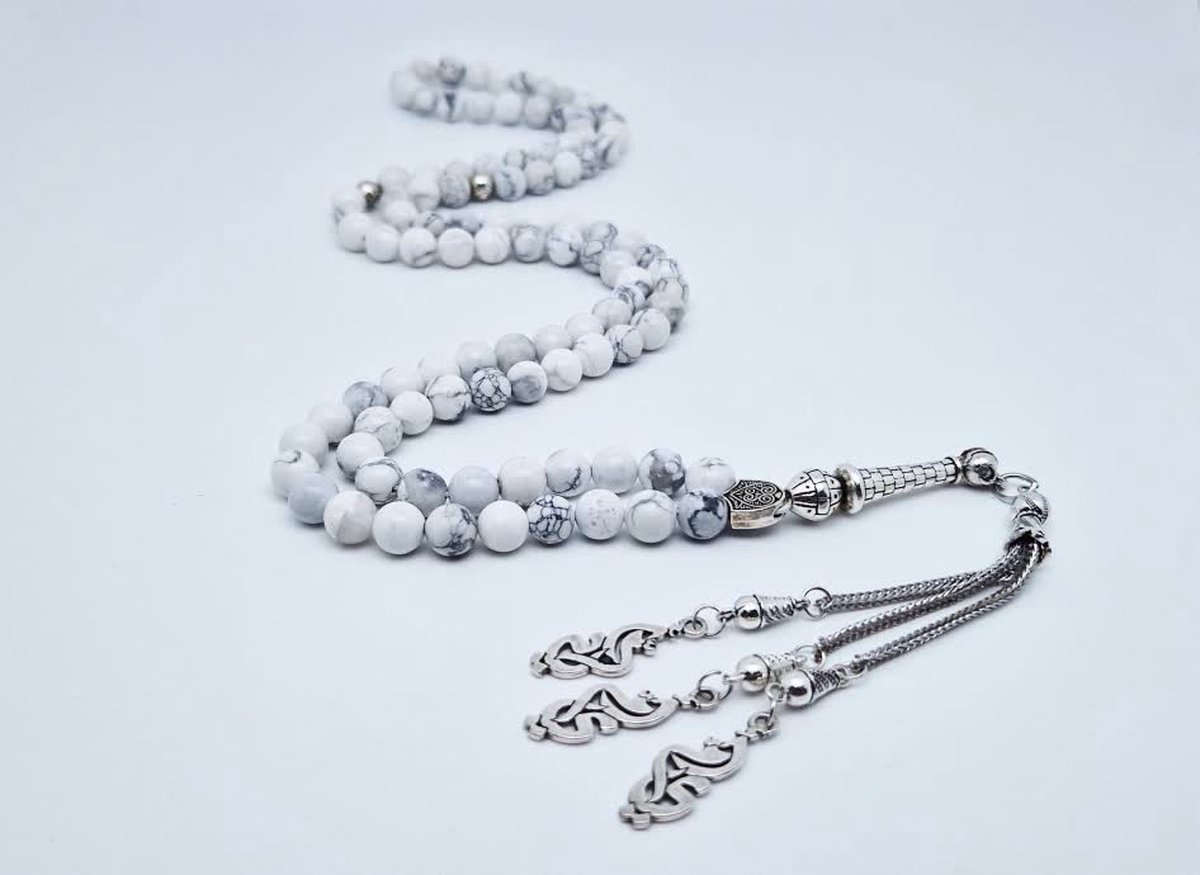 Handgemaakte tesbih natuursteen 