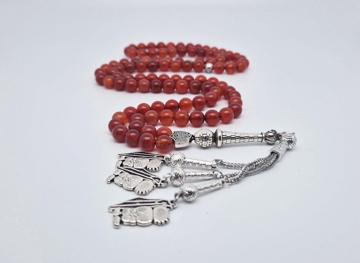 Handgemaakte tesbih natuursteen 