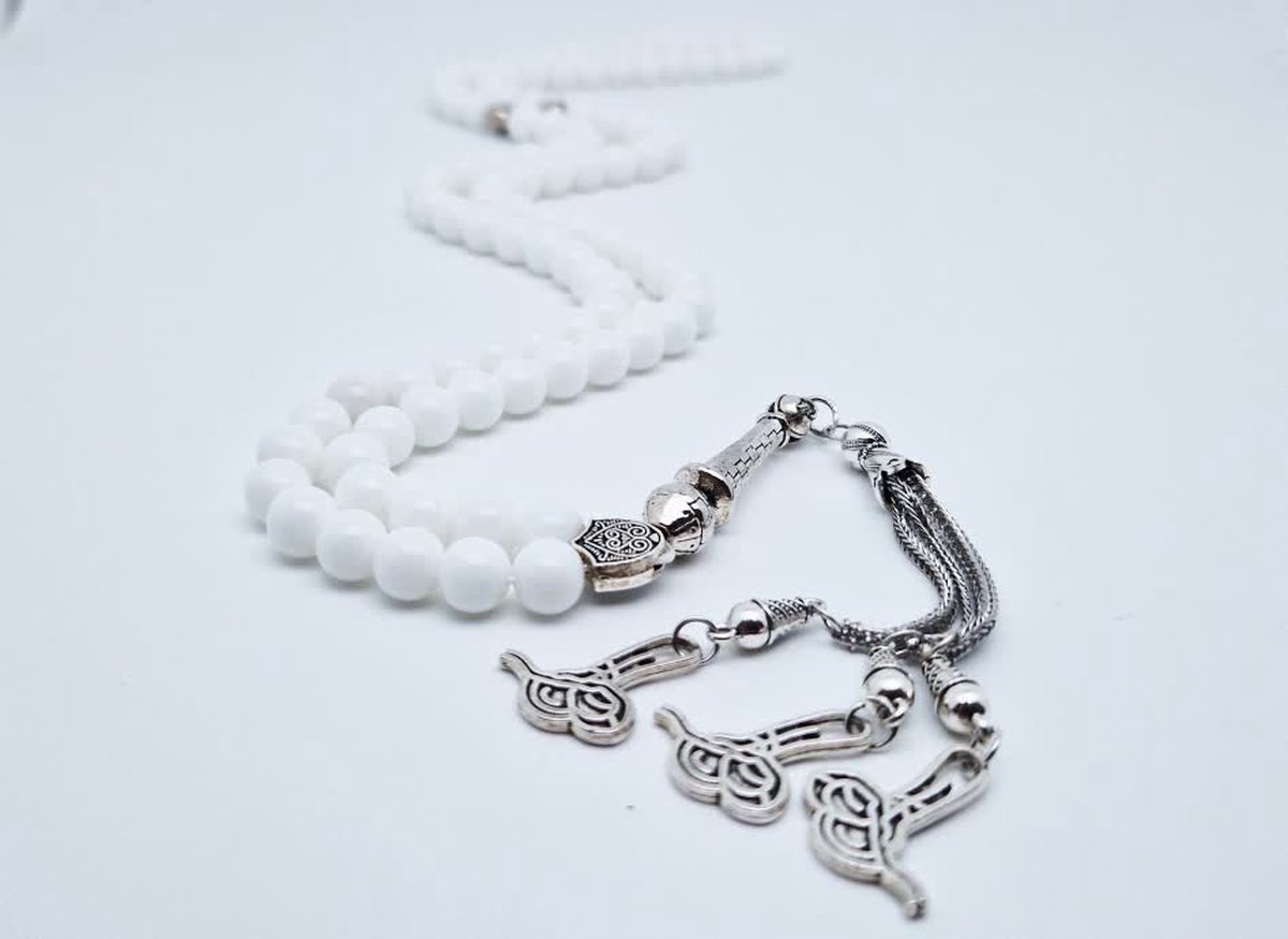 Handgemaakte tesbih natuursteen 