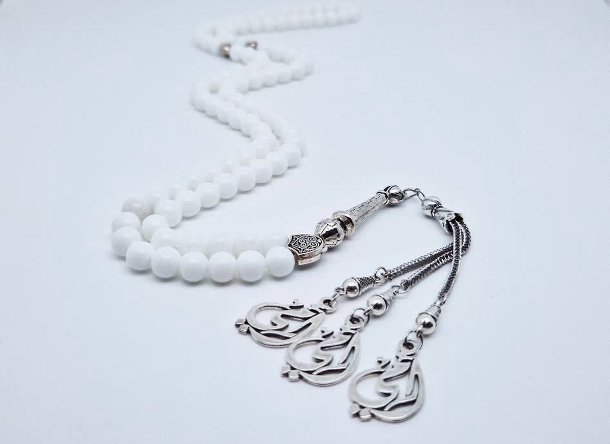 Handgemaakte tesbih natuursteen 