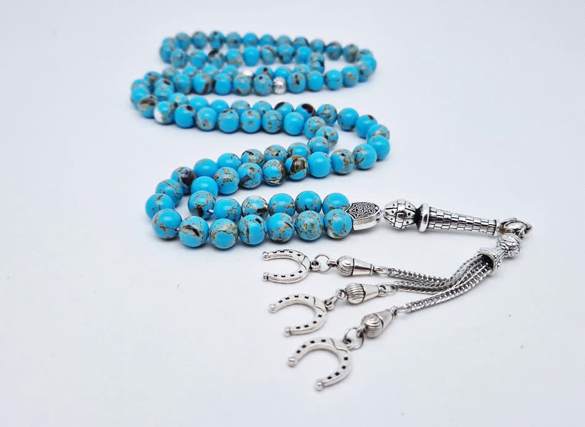 Handgemaakte tesbih natuursteen 