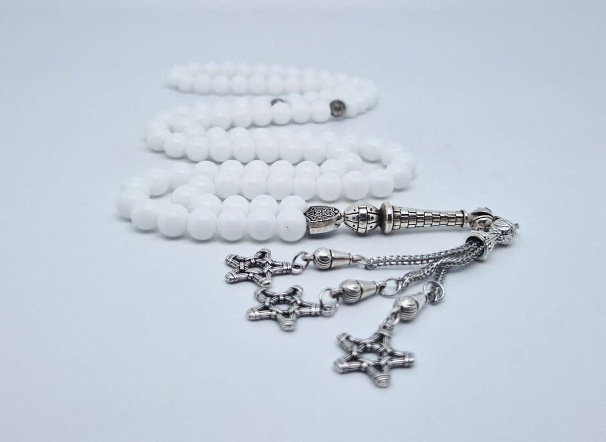 Handgemaakte tesbih natuursteen 