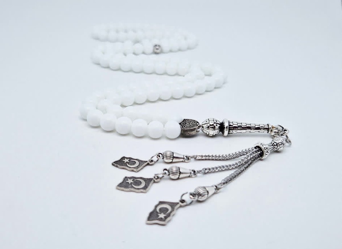 Handgemaakte tesbih natuursteen 