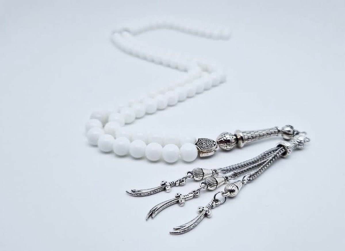 Handgemaakte tesbih natuursteen 