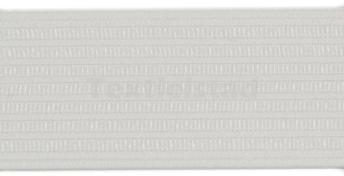 Elastiek-60mm wit - Elastiek - Textielstad