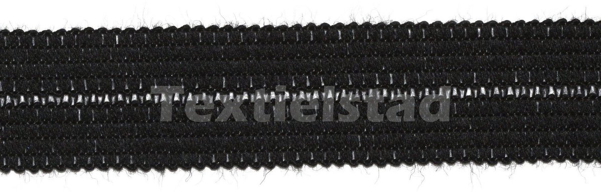 Galon Wol 30/15mm zwart