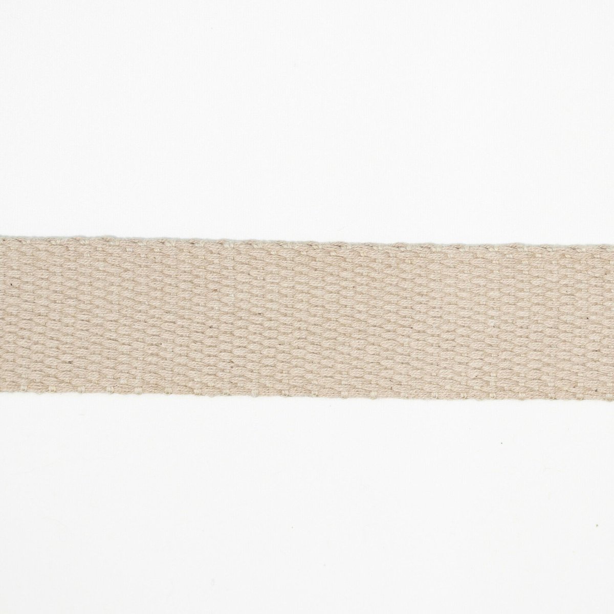 Tassenband katoen zand 30mm - Tassenband - Textielstad