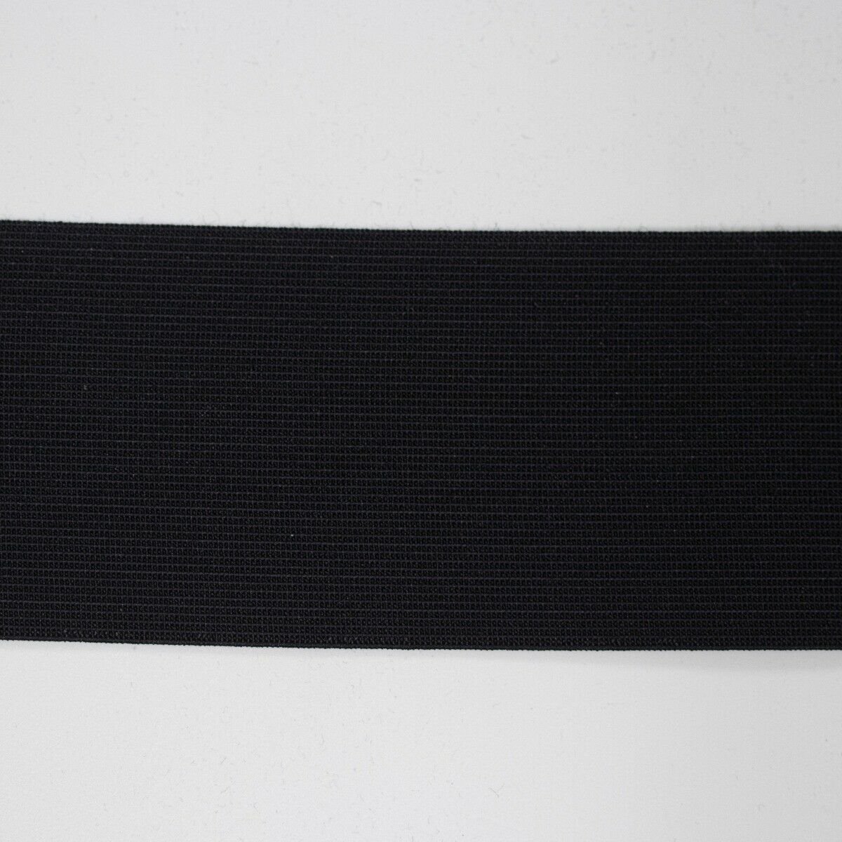 Textielstad Fournituren Banden - Elastiek 60mm zwart - Fournituren elastieken band - Zwart - 1 meter