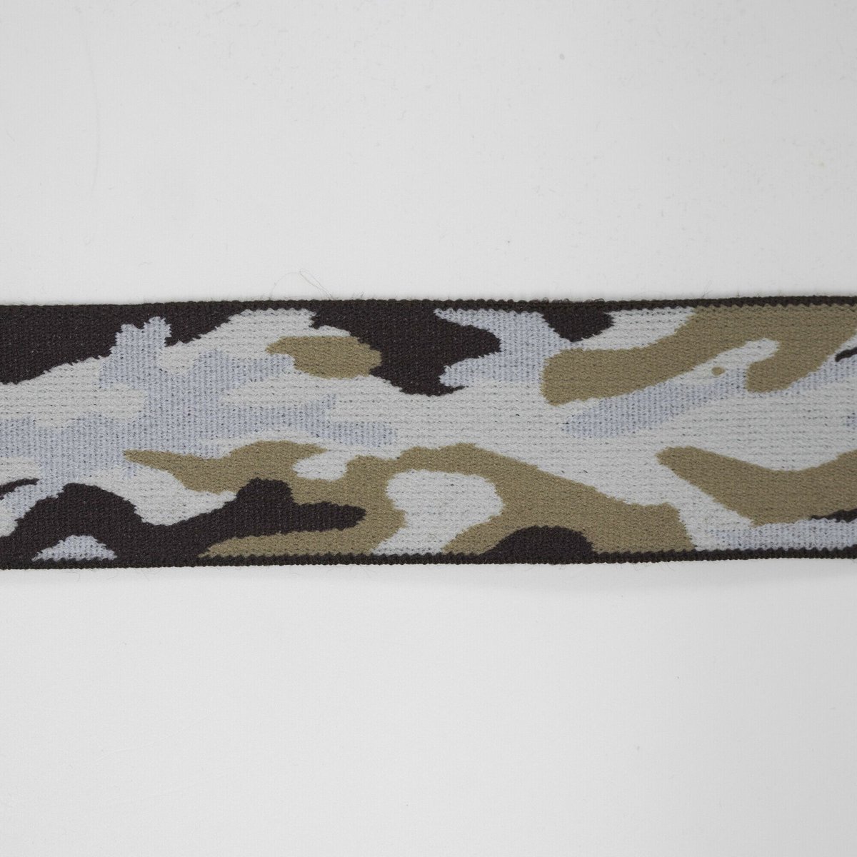 Textielstad Fournituren Banden - Elastiek ARMY 38mm bruin - Fournituren elastieken band - Bruin - 1 meter