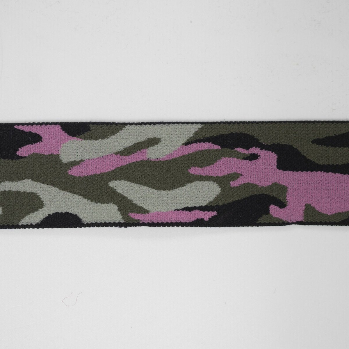 Textielstad Fournituren Banden - Elastiek ARMY 38mm rose - Fournituren elastieken band - Rood - 1 meter