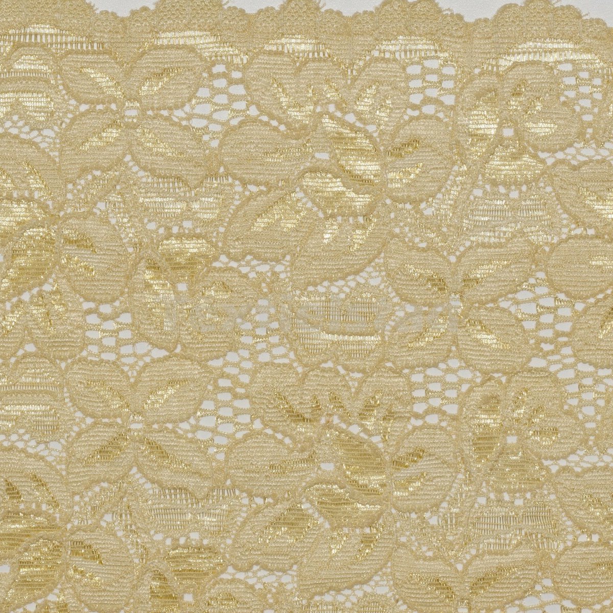 Textielstad Fournituren Banden - Lingerieband elastiek PA 14,5cm geel - Fournituren elastieken band - Geel - 1 meter