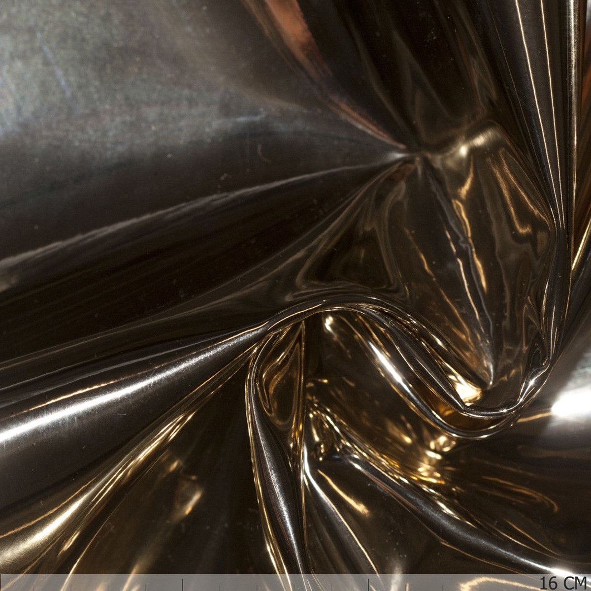 Textielstad Stoffen - Mirror Gold - Kunstleer stof - Goud - 1 meter