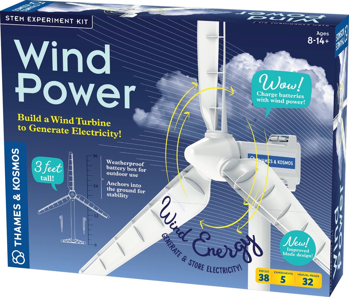 Wind Power 4.0 - Toy wind turbine - ENGLISH - Thames & Kosmos - mini windturbine - windmolen - wind energie