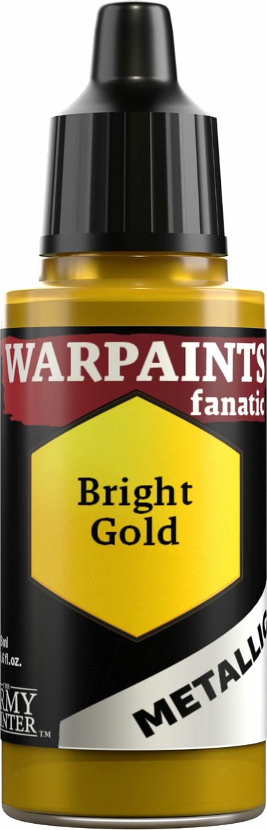 The Army Painter Warpaints Fanatic Metallic: Bright Gold Verf op waterbasis 1 stuk(s)