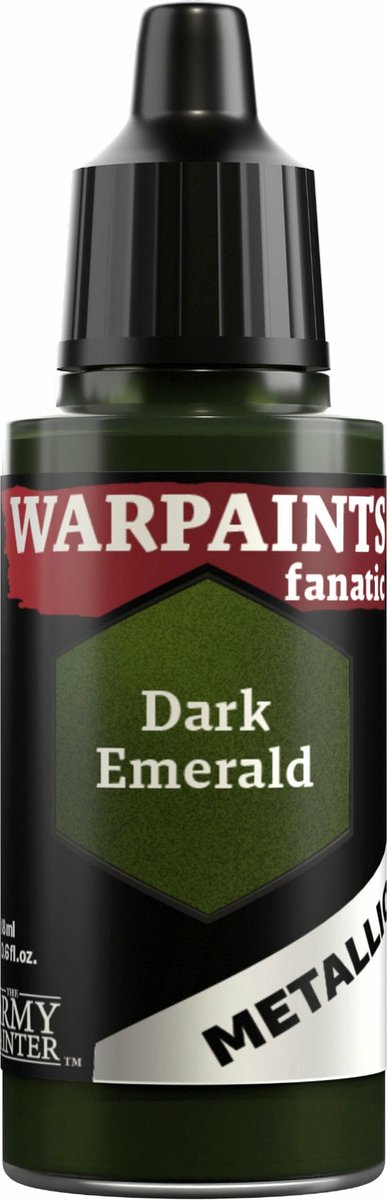 The Army Painter Warpaints Fanatic Metallic: Dark Emerald Verf op waterbasis 1 stuk(s)