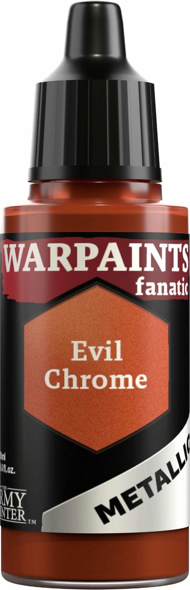 The Army Painter Warpaints Fanatic Metallic: Evil Chrome Verf op waterbasis 1 stuk(s)