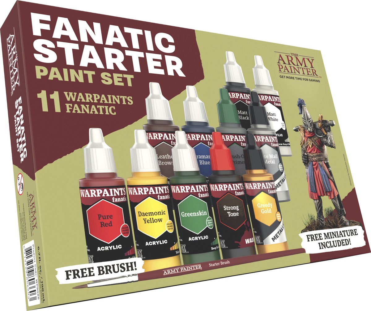 The Army Painter Warpaints Fanatic: Starter Set.