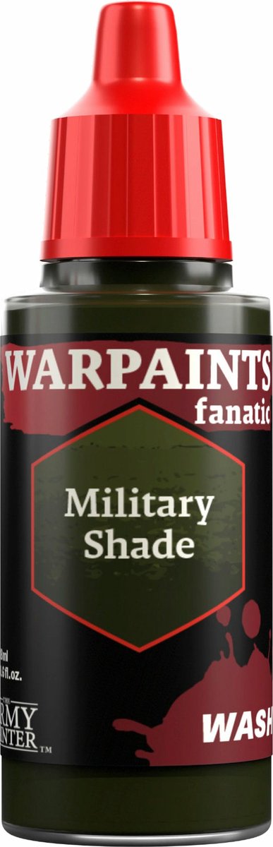 The Army Painter Warpaints Fanatic Wash: Military Shade Acrylverf 1 stuk(s)