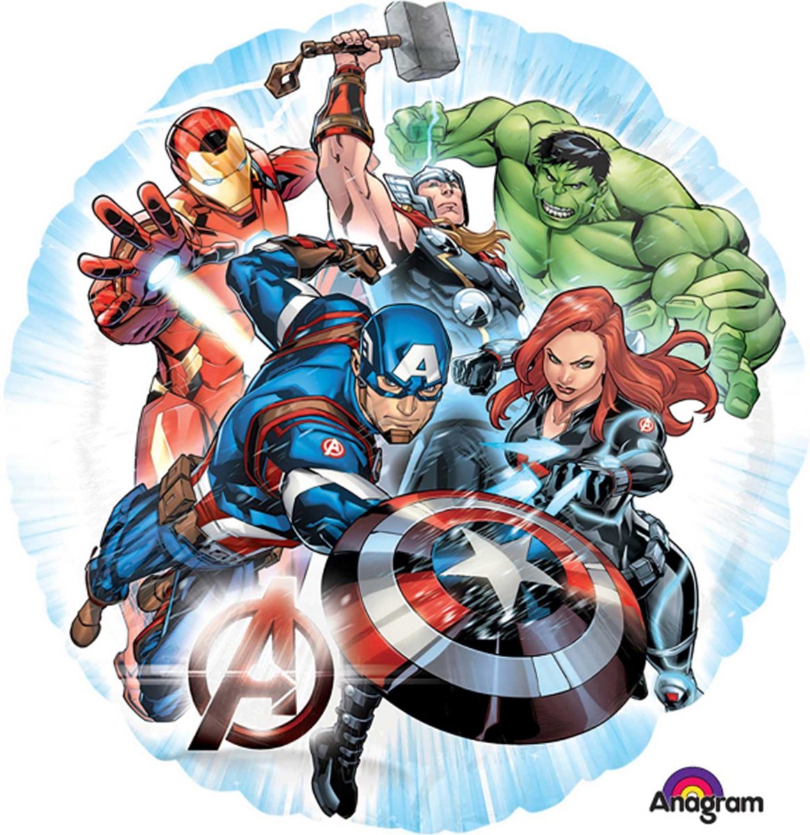 Avengers™ ballon 43 cm - Feestdecoratievoorwerp