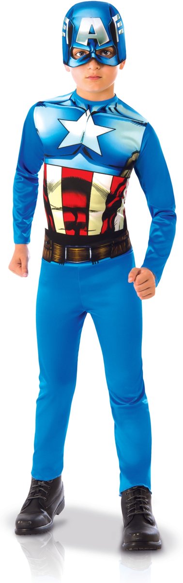 Captain America™ kostuum voor jongens - Verkleedkleding